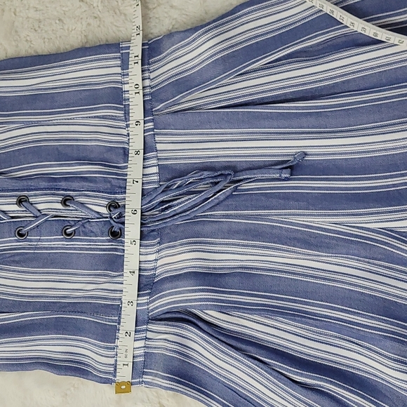 Hollister blue&white striped romper - Picture 2 of 12
